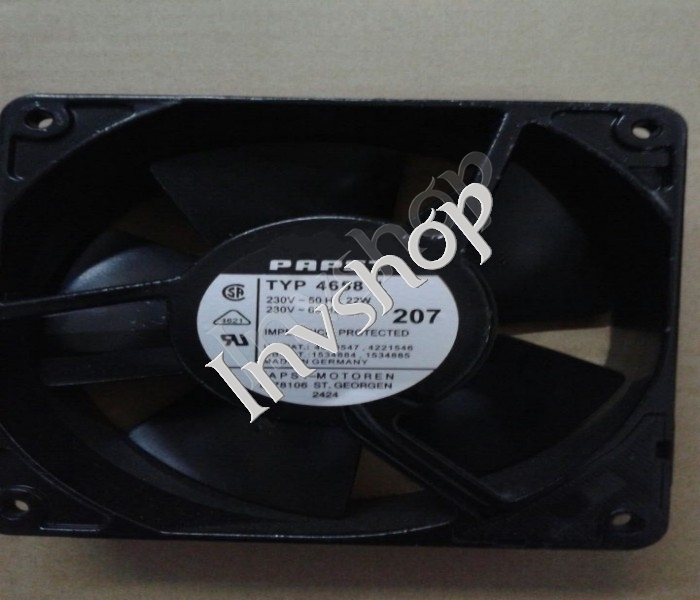 new ORIGIANL ebmpapst TYP4658N High temperature resistant mini fan 0.20ï¼ˆAï¼‰