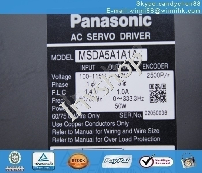 Panasonic MSDA5A1A1A MotorÂ Driver