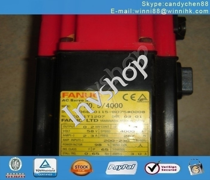 fanuc A06B-0115-B075 Servo motor