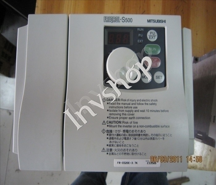 MITSUBISHI FREQROL S500 FR-S520E-3,7 K INVERTER AC 200-240V