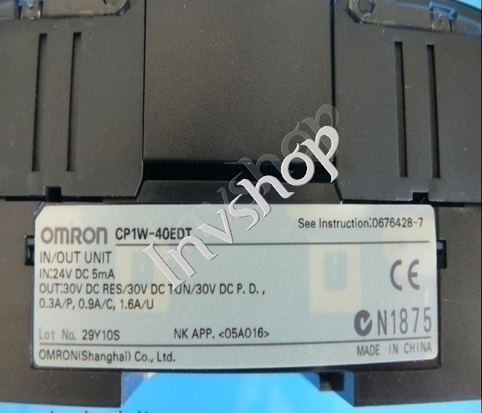 New Omron PLC CP1W-40EDT extension Module