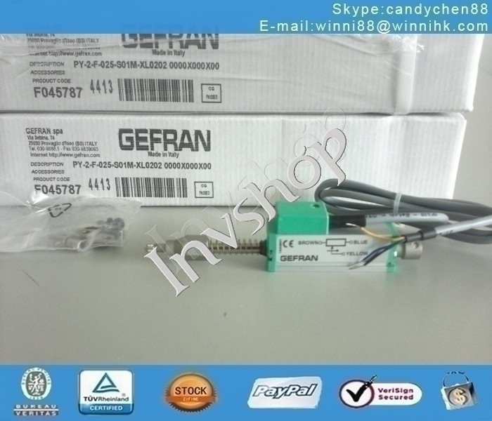 NEW GEFRAN PY-2-F-025-S01M sensor