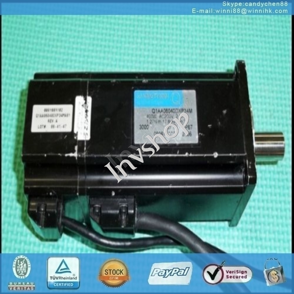 Q1AA06040DXP34M for Sanyo servo motor 60 days warranty