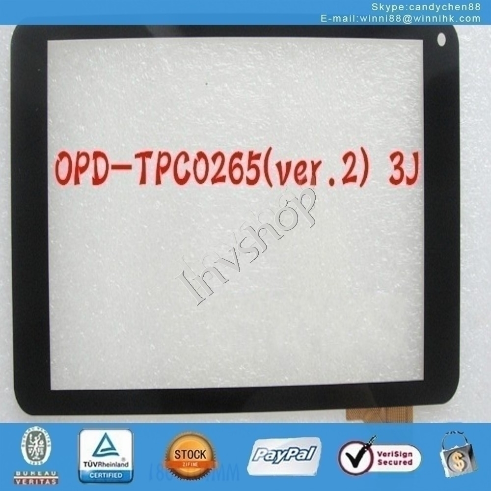 OPD-TPC0265(ver.2) 3J New Digitizer Glass Black Touch Screen