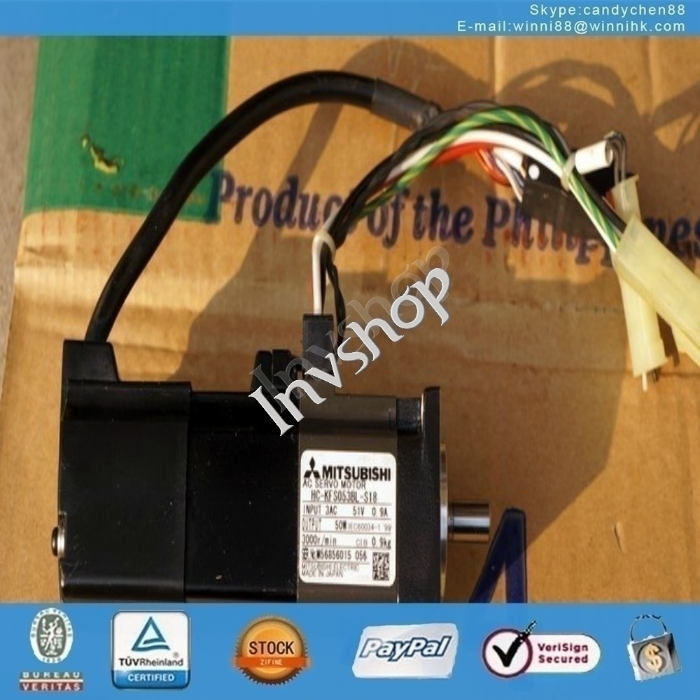 for Mitsubishi Used HC-KFS053BL-S18 servo motor 60 days warranty