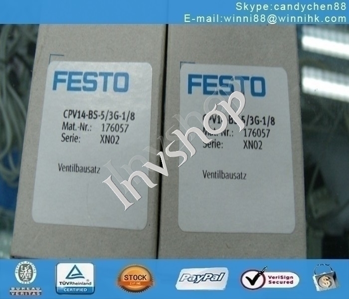 1PC IN BOX FESTO Valve NEW CPV14-BS-5 / 3G-1/8 176057 Solenoid