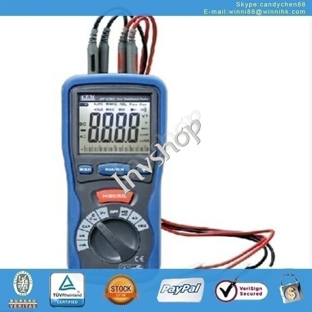 CEM NEW DT-5302 4 Line Resistance tester