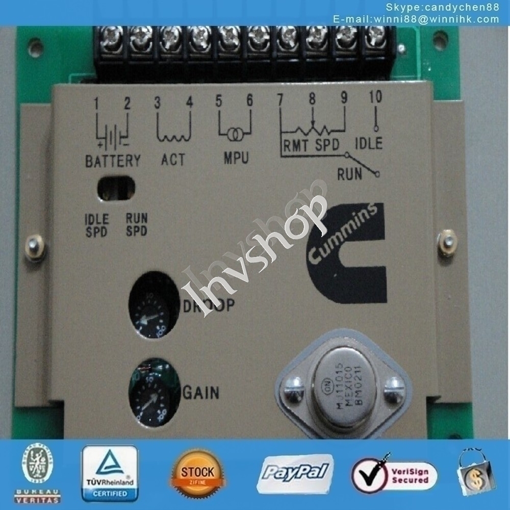 new Speed control board 4913988 Generator Gensets