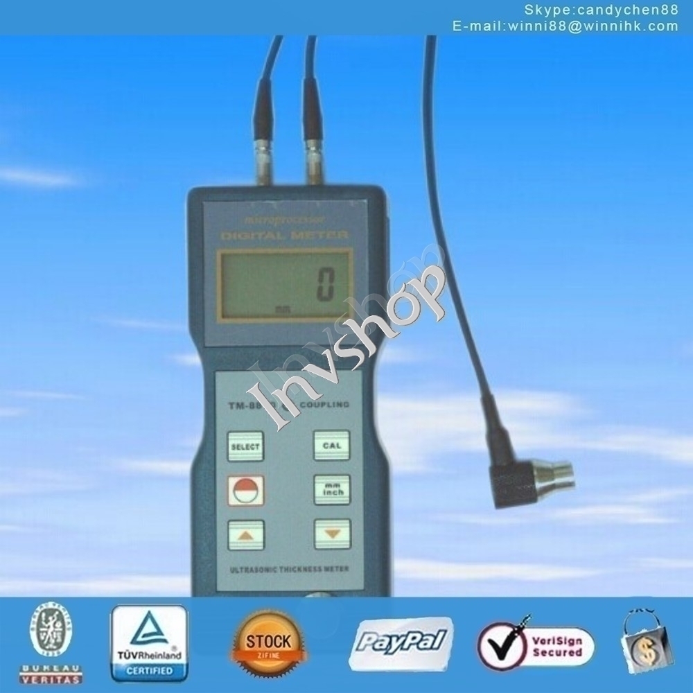 new Digital Testing TM-8810 Ultrasonic Wall Thickness Gauge PVC