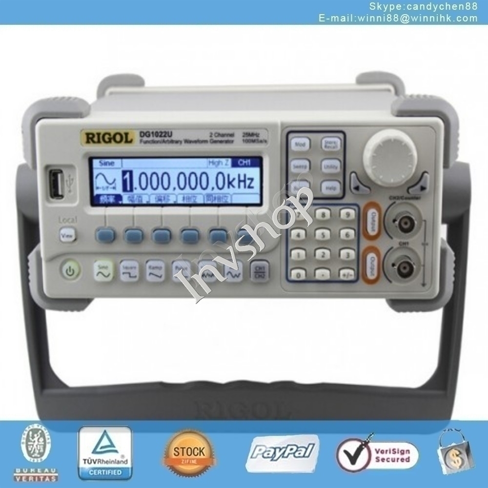 NEW DG1022U 25Mhz Harmonic sine 2ch Arbitrary function generator