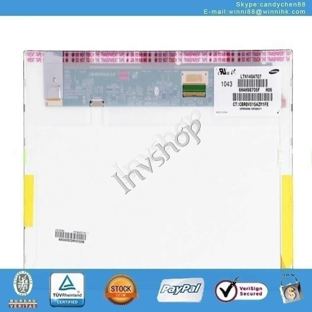 LTN140AT07 LED LCD Screen Panel Display LTN140AT07-L01