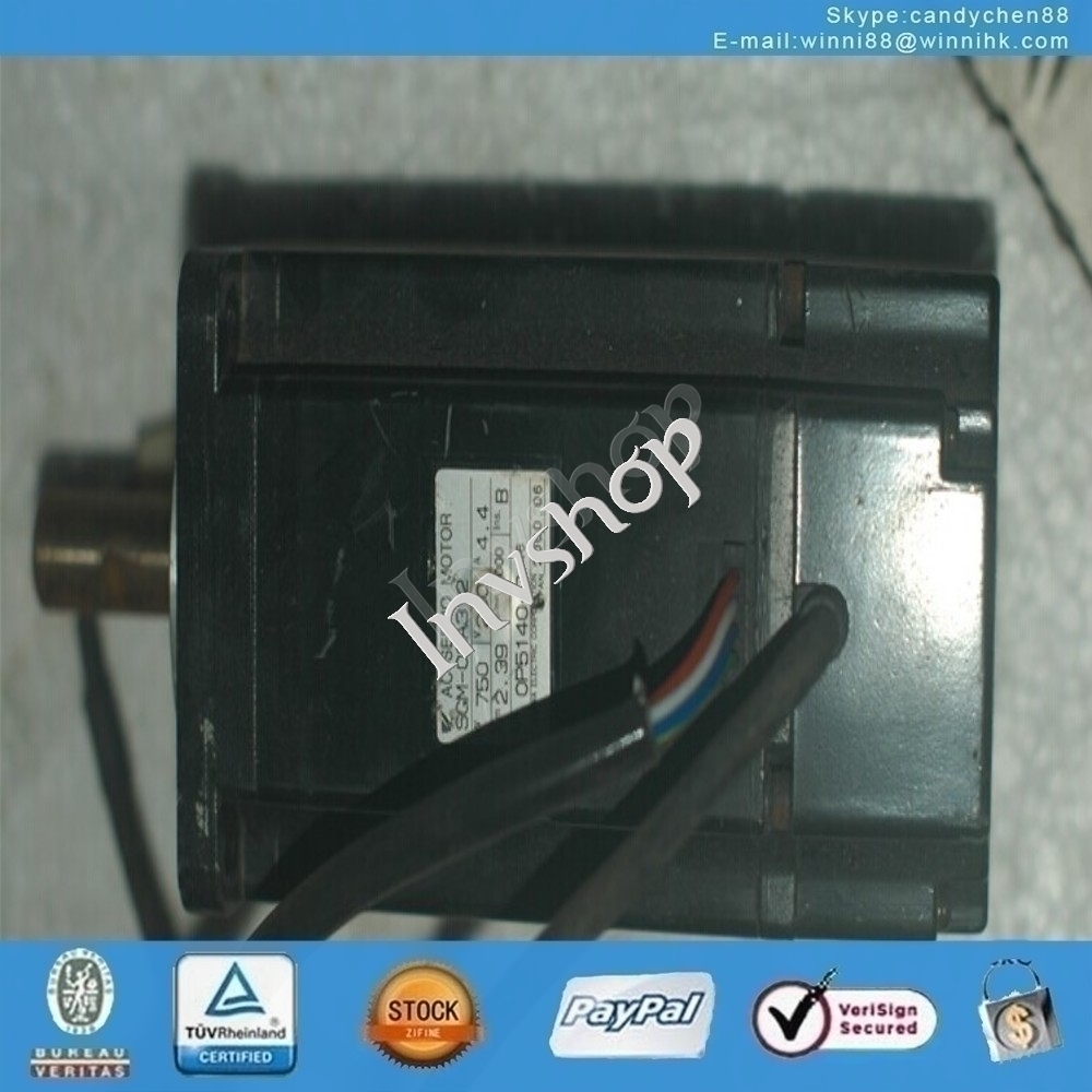 Yaskawa SGM-08A312 AC Servo Motor Tested