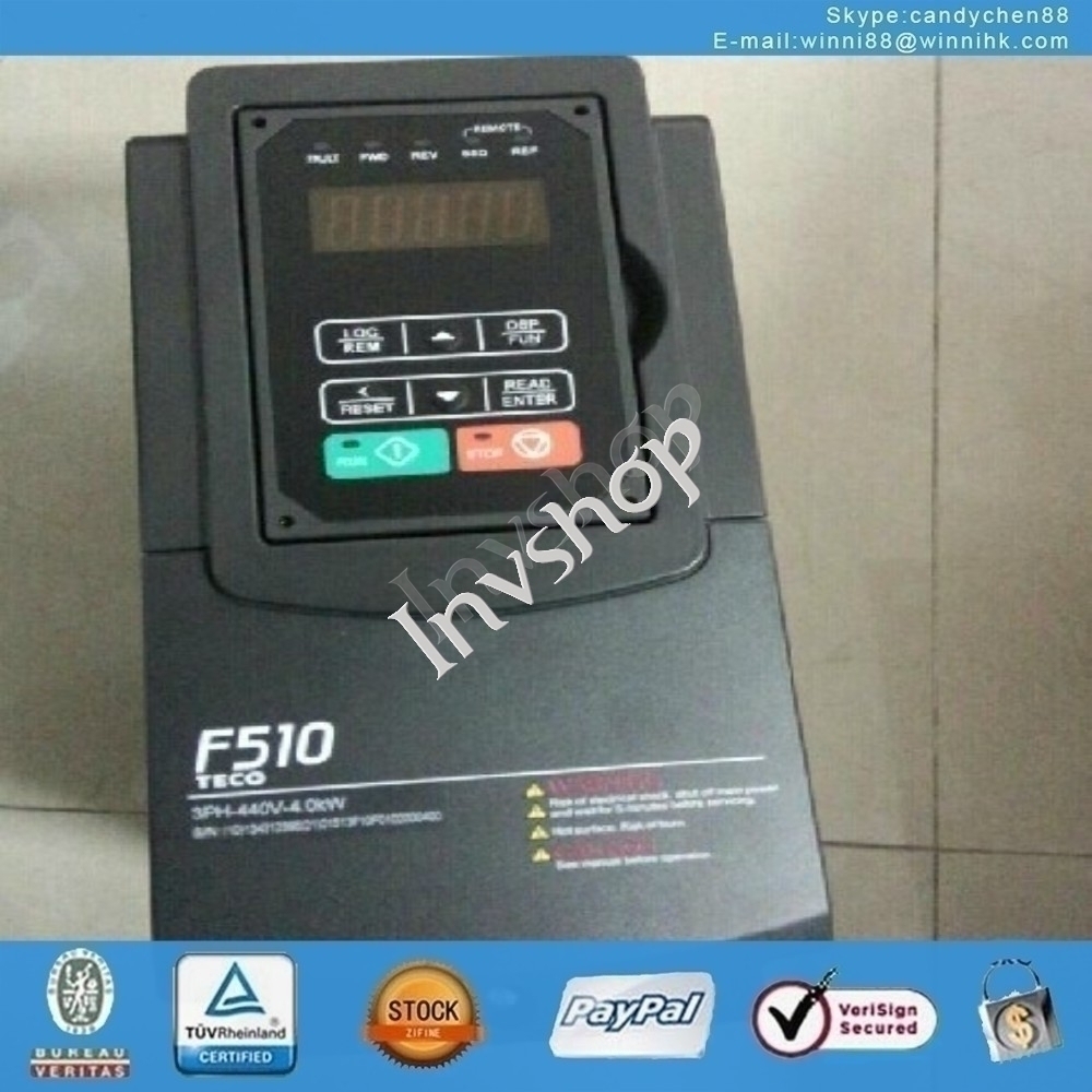 new Inverter VFD F510-4050-H3 3Ph 380~480V 72A 37KW 50 HP 0.1~400Hz