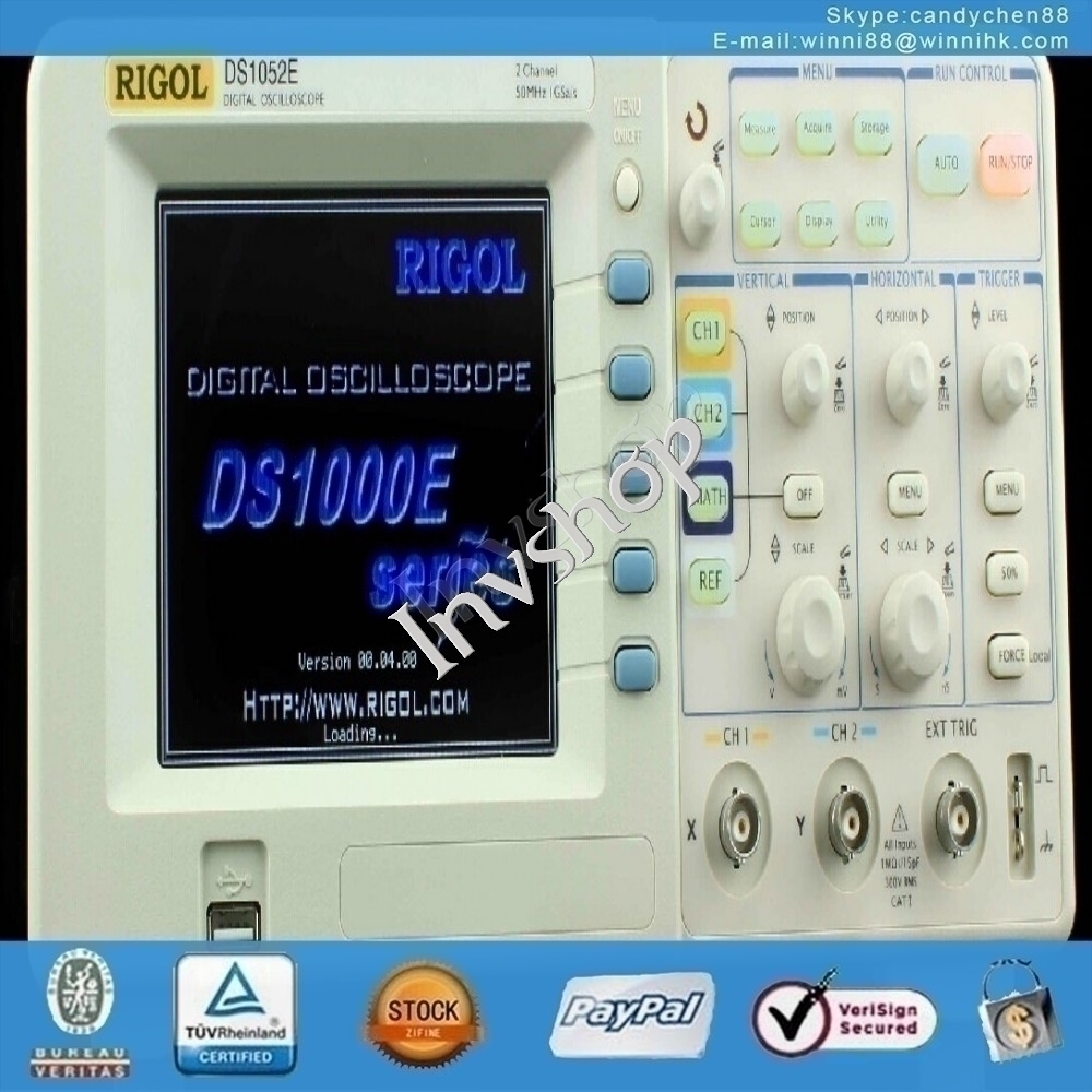 NEW Digital Oscilloscope DS1052E 50MHz