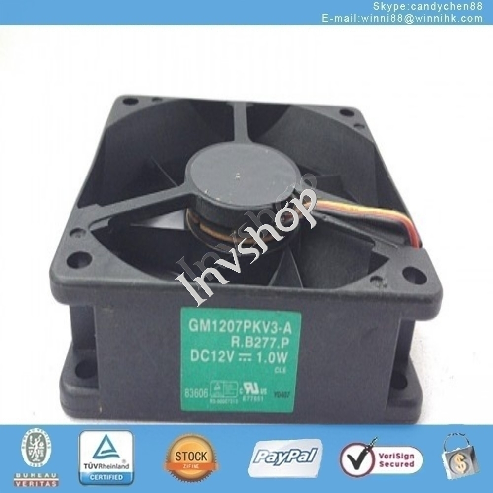 new GM1207PKV3-A fan 70*70*20mm 12V 1.2W 3Pin--1pc