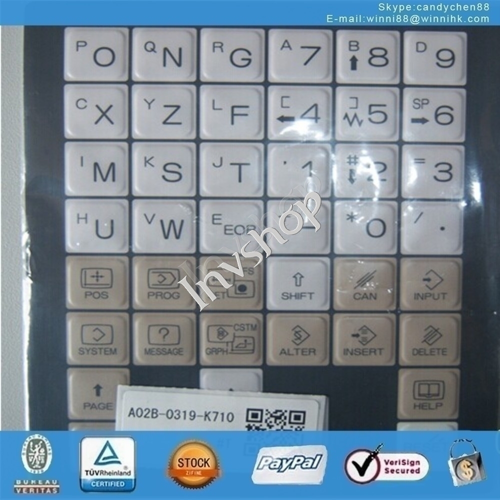 A02B-0319-K710#T FANUC Membrane Keypad