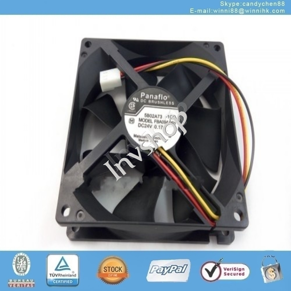 Panaflo FBA09A24H Fan 24V 0.17A 90*90*25mm 3pin