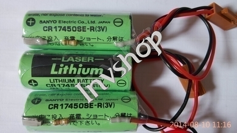 new SANYO CR 17450 SE-R 3V PLC lithium battery