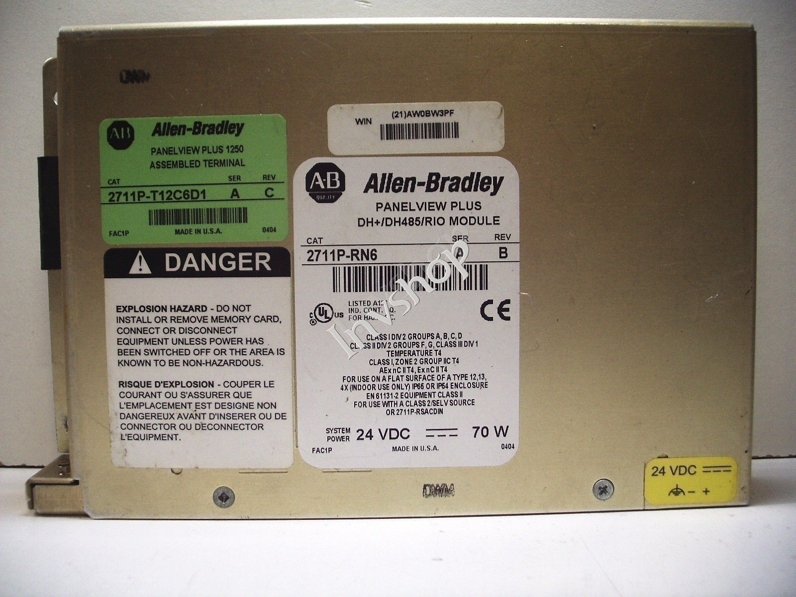 Allen Bradley 2711P-RN6 unit ROCKWELL