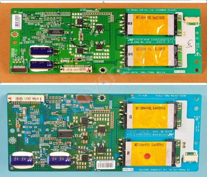 NEW 6632L-0470A 6632L-0471A Backlight inverter board replace