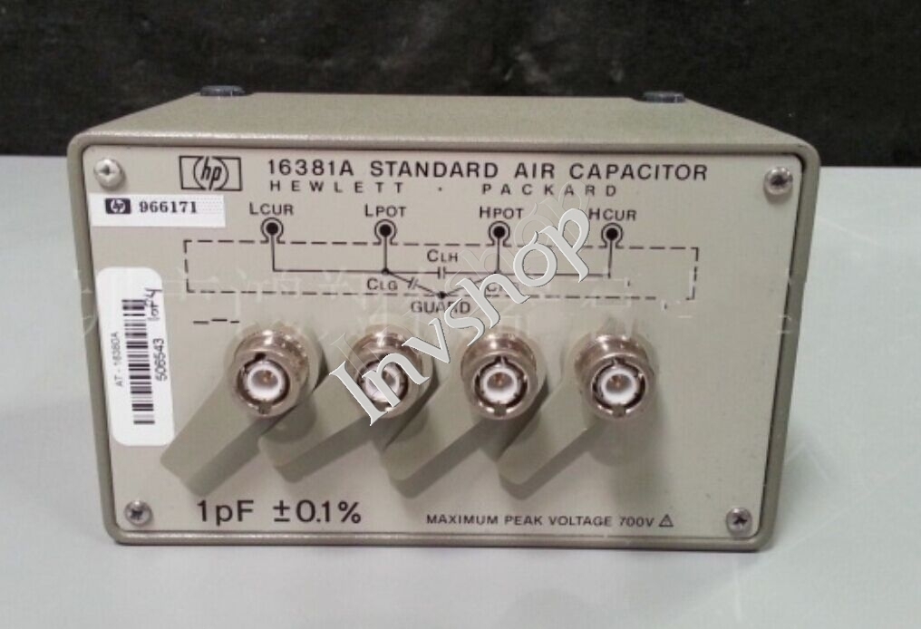 16380A HP Standard Air Capacitor Set