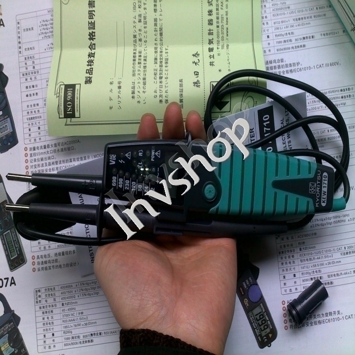 Brand 1710 Kyoritsu KYORITSU-1710 New VOLTAGE TESTER MODEL 12~690V