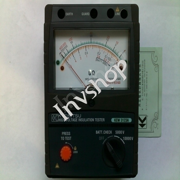 Tester KYORITSU 3123A NEW High Voltage Insulation 10000V 10KV