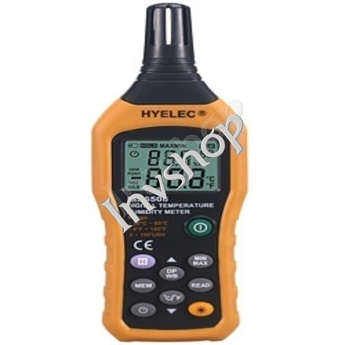 Digital Humidity Meter Hygrometer Thermometer HYELEC MS6508 NEW Temperature Wireless