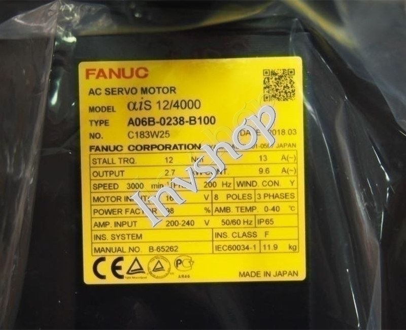 A06B-0238-B100 Fanuc Servo motor