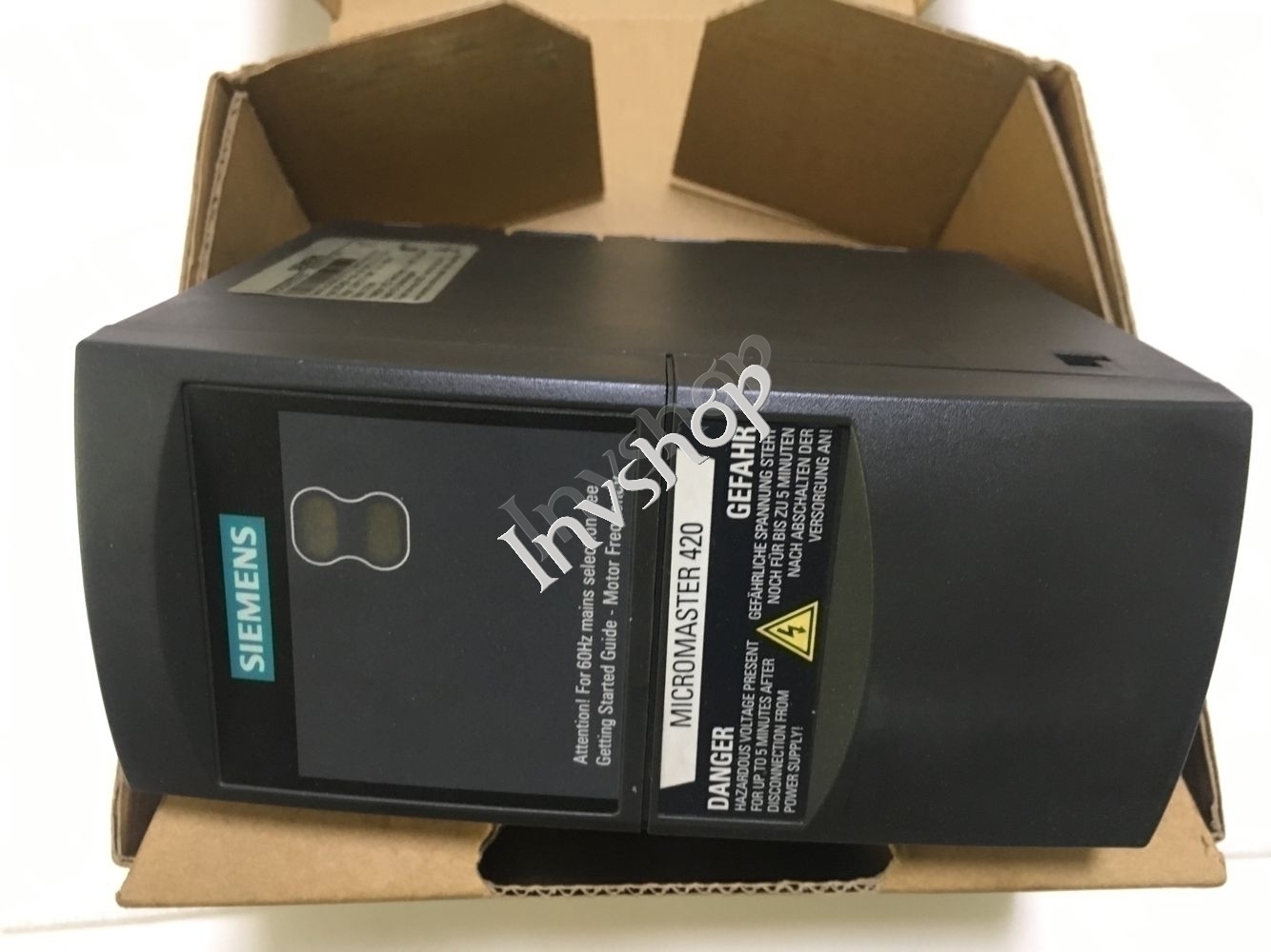 Siemens MM420 frequency converter 6SE6420-2UD17-5AA1 0.75KW 380V