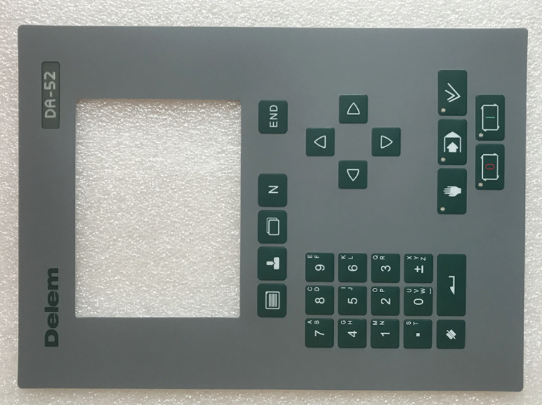 DELEM DA-52 Operation panel key membrane