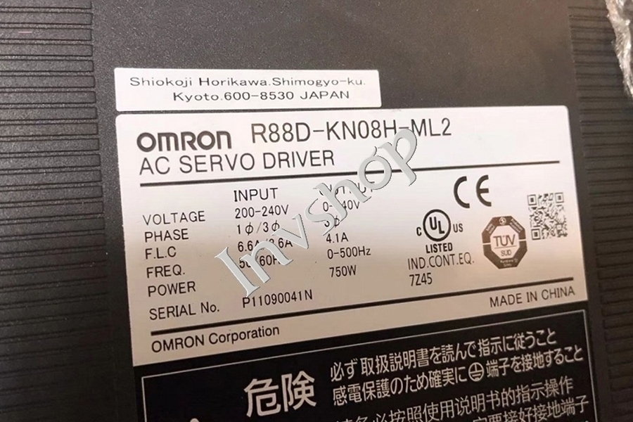 R88D-KN08H-ML2 Omron servo driver