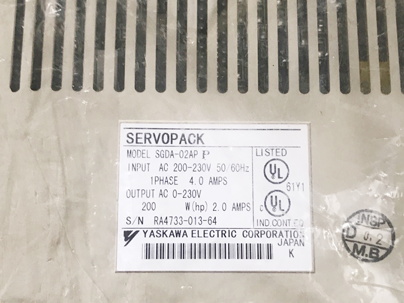 new YASKAWA Inverter Servo motor Controller SGDA-02APP