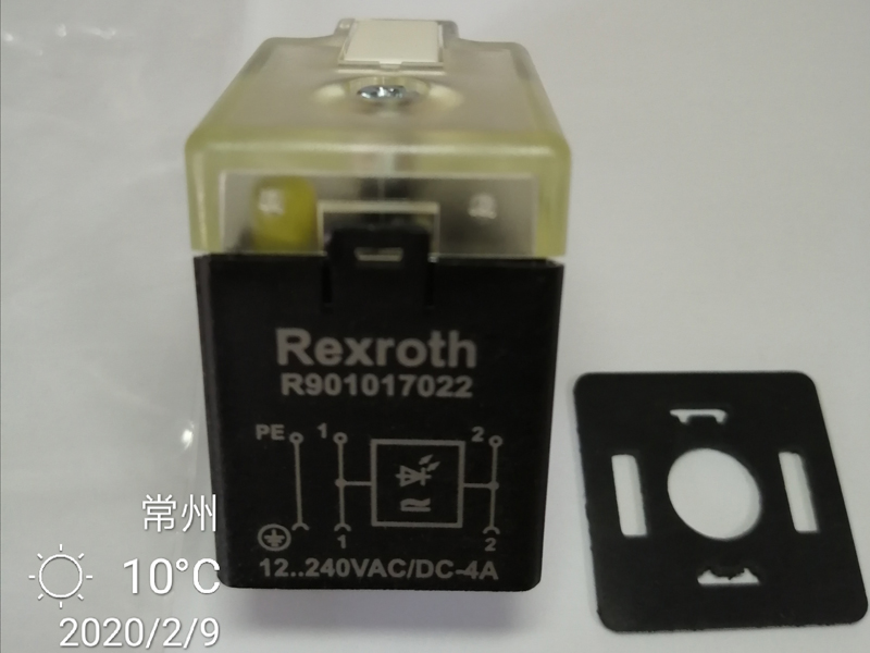 Rexroth R901017022 Solenoid valve plug 3P Z5L