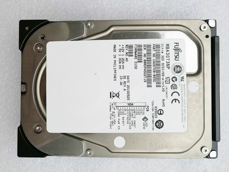 Fujitsu Server hard disk MBA3073NP