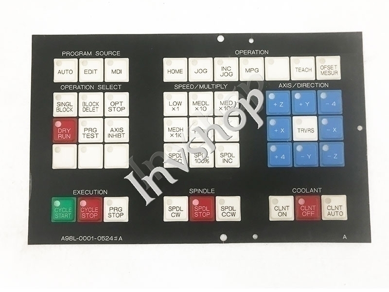 new A98L-0001-0524#T keypad for FANUC