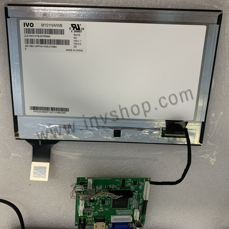 M101NWWB RC LCD PANEL + kapazitiver Touch + VGA + HDMI-Treiberplatine