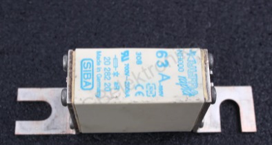 FUSE ULTRA RAPID 63A NH000 2028220 690VAC 700VAC 300KA AR SIBA